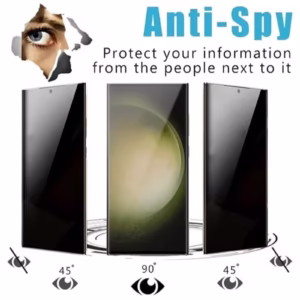 Tempered Dustproof Privacy Glass Screen Protector - Image 3