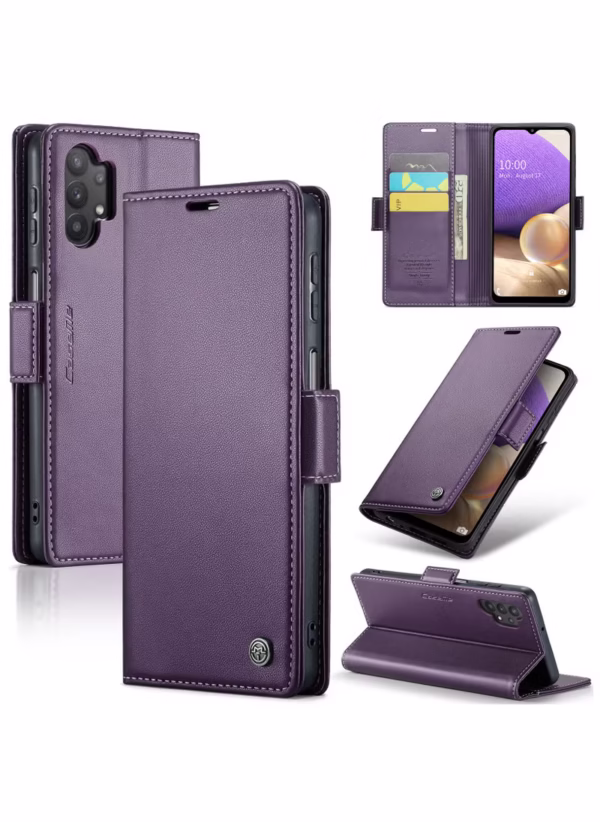 81350bf8-4919-47ca-81a2-c6359c02d103 Convenient Kickstand Function - leather case has a stand function that will bring more convenience for movie-watching with multi-angle, hanging out with friends on FaceTime. Card Slots & Money Pocket: The leather flip cover has 3 credit card slots and a larger money pocket,enough for your ID card, your driver’s license, credit cards, and maybe a family photo. Don't have to take an extra wallet when going outside. Magnetic Closure - Magnetic clasp to close the case and protect the screen from danger. Scratch Resistant - The inner case has cushioned shockproof edge, which can reduce the harm of bumps caused by drops. The outer leather case is made of scratch-resistant leather, it can cover all corners to provide double protection to your smartphon Premium Leather - The premium leather case with hand strap is made of high quality leather, this stylish case is incredibly durable and resistant to scratches and fingerprints.