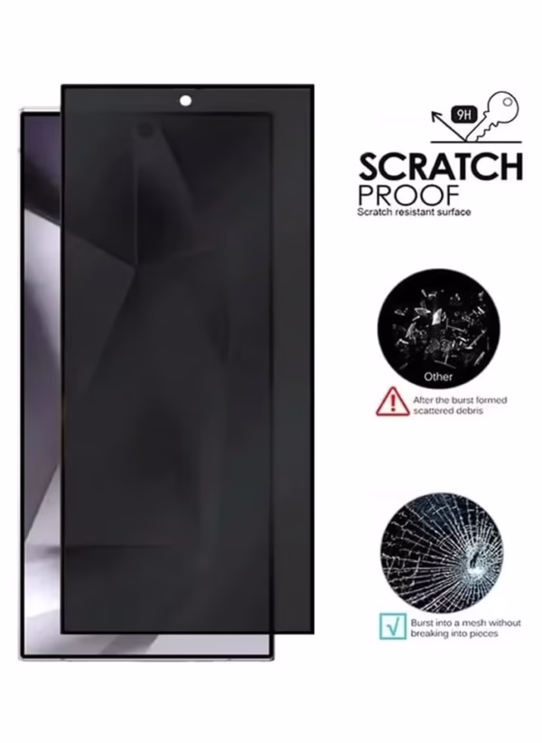 Tempered Dustproof Privacy Glass Screen Protector